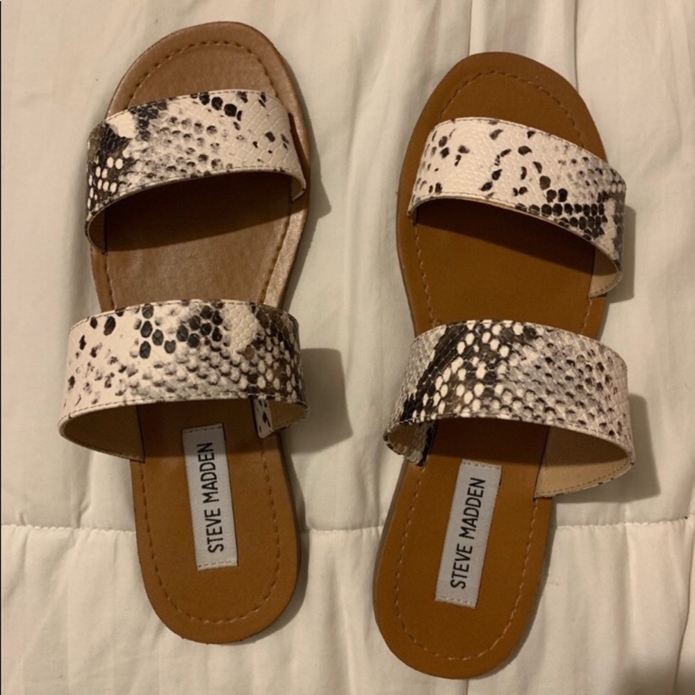 Steve Madden Snake Skin Sandals